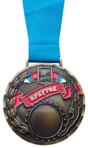 Иркутская спортивная медаль со вставкой " Иркутск"